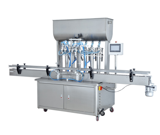 filling capping labeling machine line